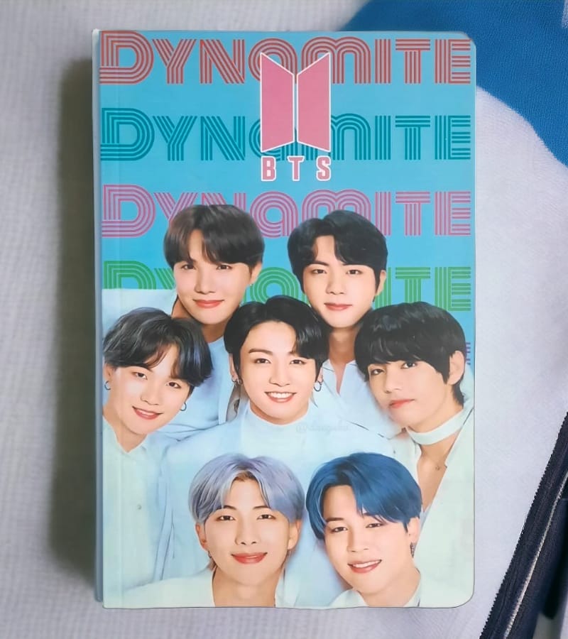 BTS A5 Diary ruled 96 Pages - Set of 1 